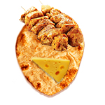 King Chicken On Cheese Nan 