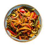 Mixed Fried Onions & Peppers 