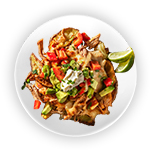 Loaded Fries With Spicy Chicken 