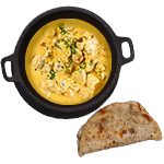 Chefs Special Garlic Nan With Chasni 