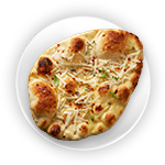 Garlic Nan With Bhoona & Cheese 