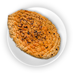 Garlic Nan With Chicken Pakora & Cheese 