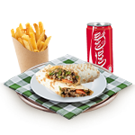 Peri Peri Chicken Wrap Meal 