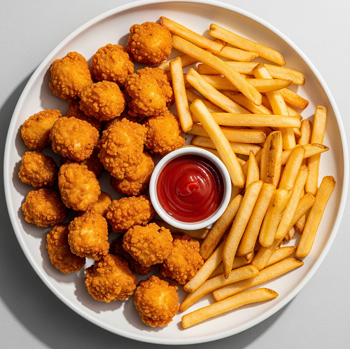 Chicken Popcorn & Chips 