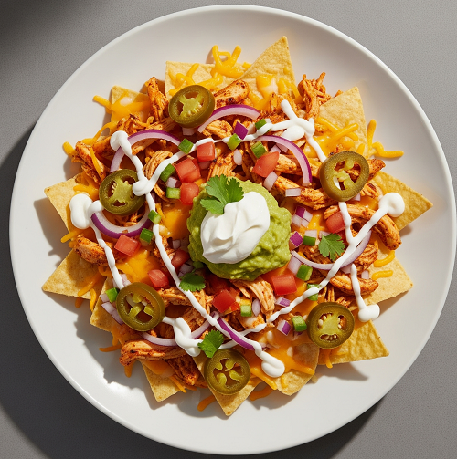 Spicy Chicken Nachos 