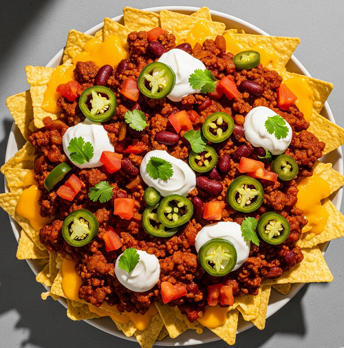 Soicy Mince Nachos 
