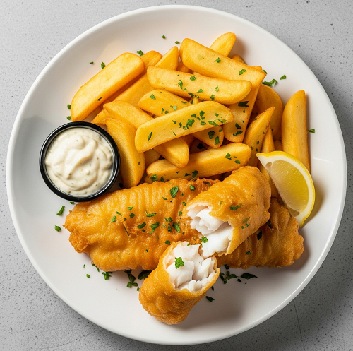 Large Fish & Chips 